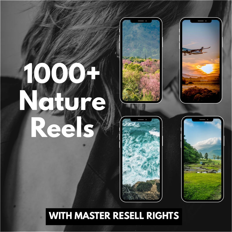 30000+ Faceless Luxury Reels Bundle | MMR/PLR |