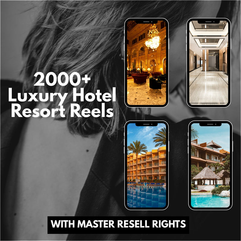 30000+ Faceless Luxury Reels Bundle | MMR/PLR |