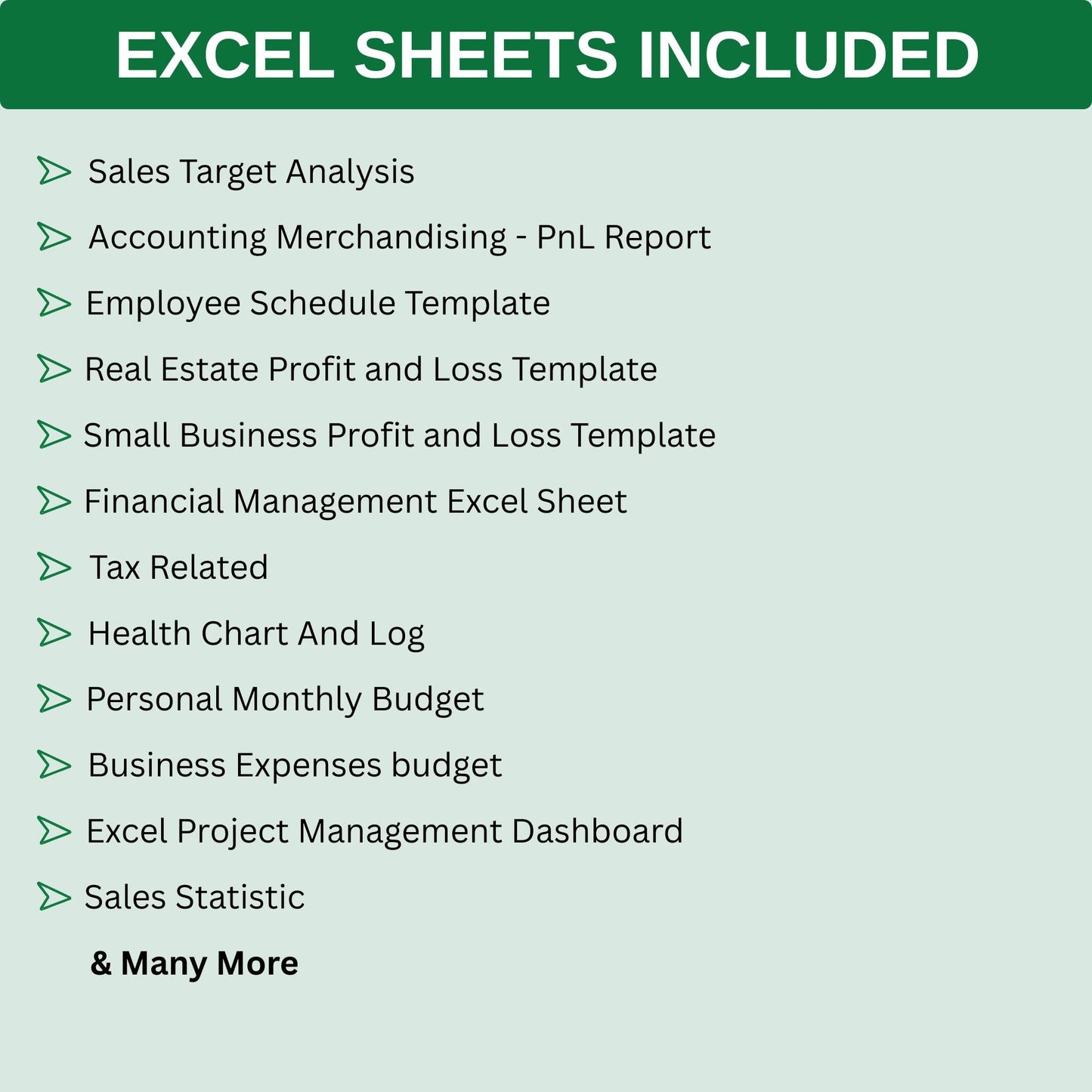 Business-ready Excel and Google Sheets templates for tracking, planning, and reporting