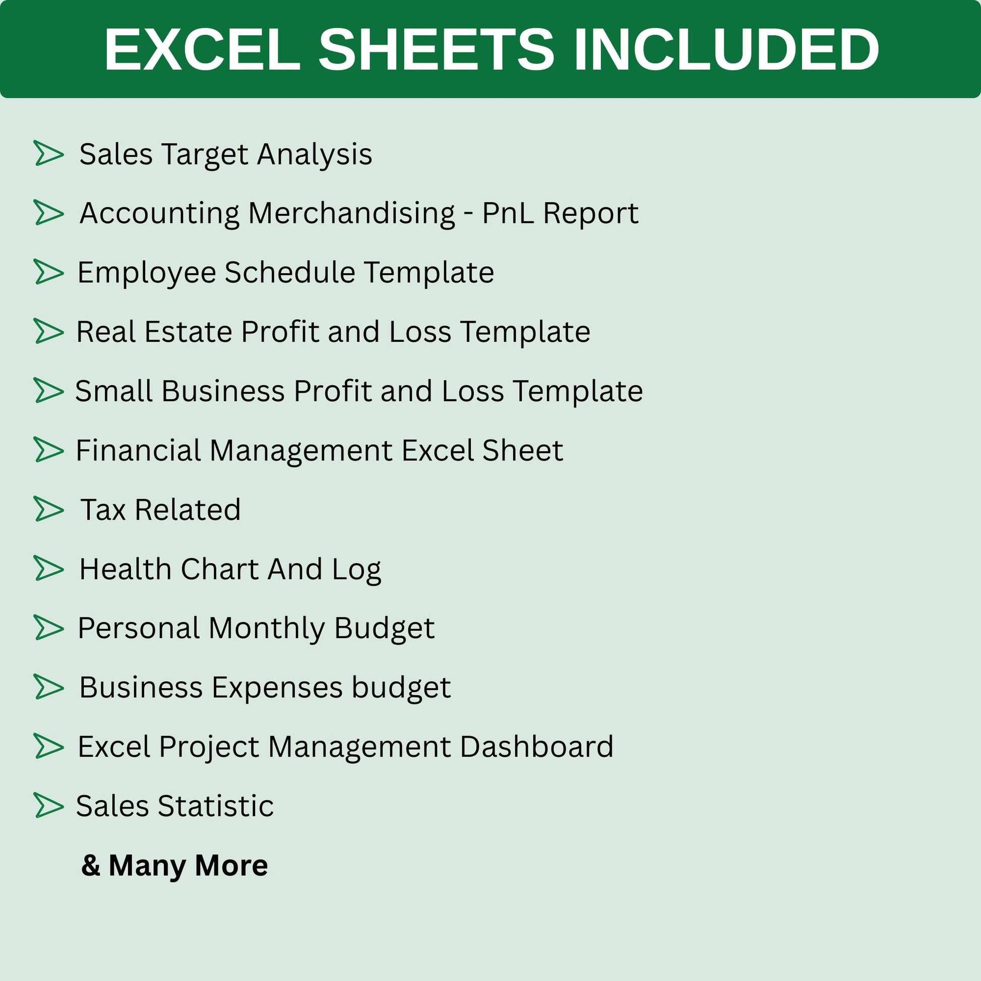 Business-ready Excel and Google Sheets templates for tracking, planning, and reporting