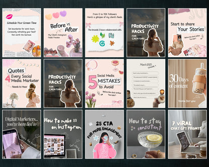 Animated video template showing faceless character style for reels content