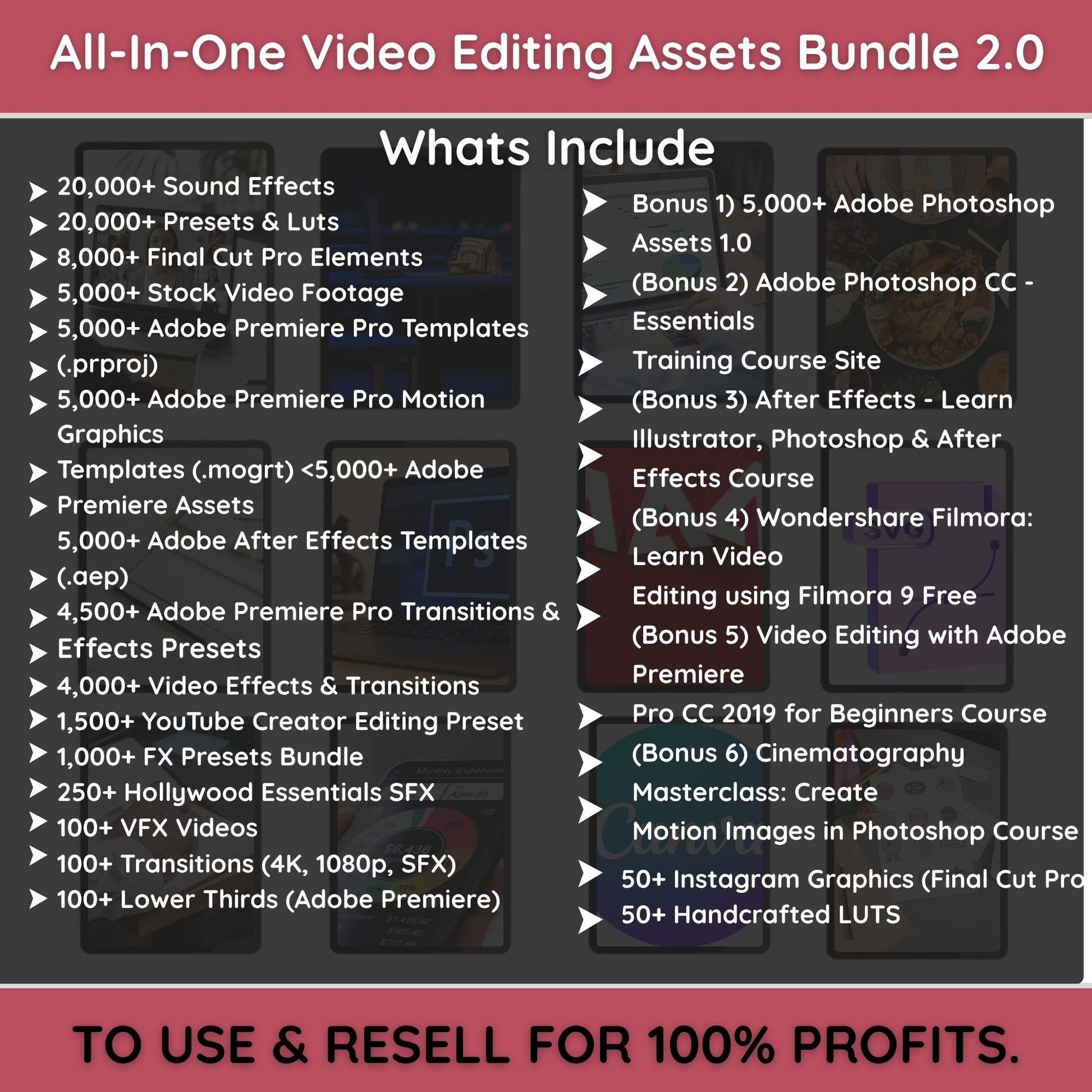 Preview of commercial-use PLR and MRR digital assets ready for rebranding and resale