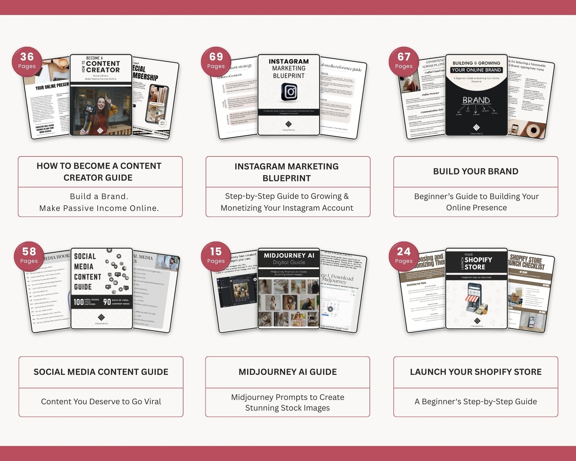 eBook content focused on creating and selling digital products