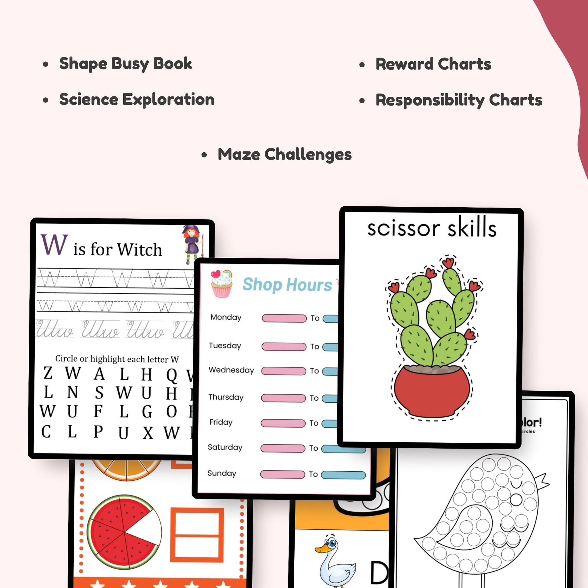 Activity cards teaching emotions and social skills for young children