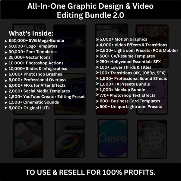 60 Millions Products Mega Bundle | MRR PLR