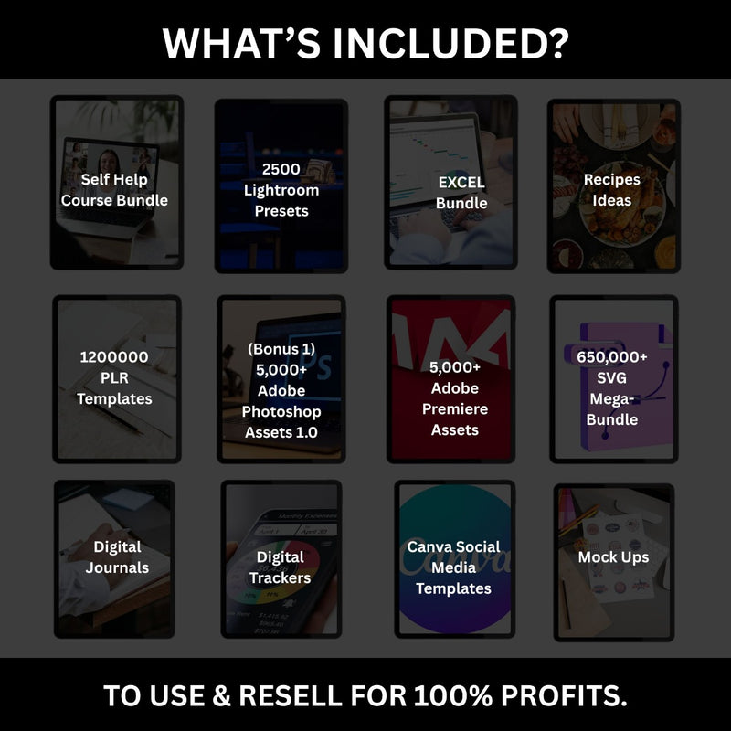 60 Millions Products Mega Bundle | MRR PLR