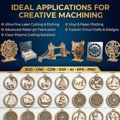 1000,000+ Laser Cut Files Bundle with commercial License | svg dxf cdr pdf AI EPS | Glowforge xTool CNC Engraving Designs, 200GB Mega Bundle - MRR Products