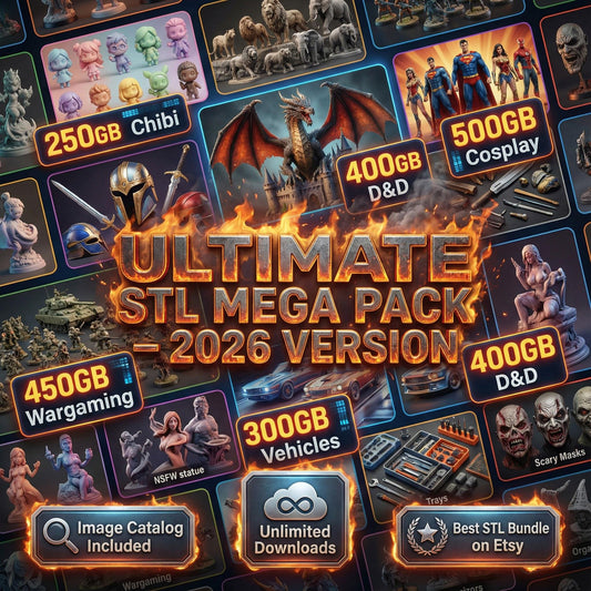 3D Printing Resource Access Service – Large Model Library for Hobby & Creative Use - MRR Products